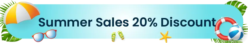 Summer Sales 20% Discount